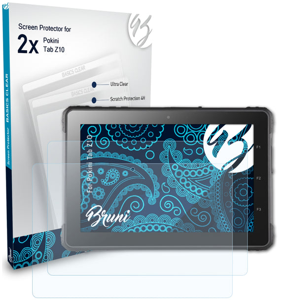 Bruni Basics-Clear Displayschutzfolie für Pokini Tab Z10