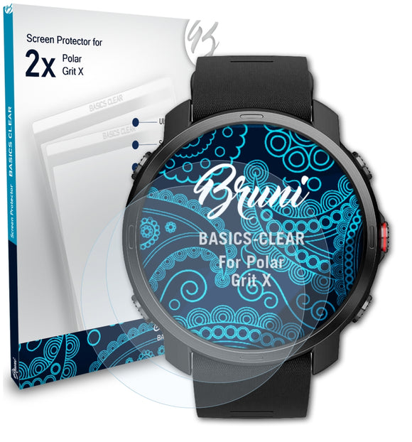 Bruni Basics-Clear Displayschutzfolie für Polar Grit X