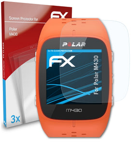 atFoliX FX-Clear Schutzfolie für Polar M430