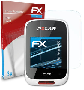 atFoliX FX-Clear Schutzfolie für Polar M450