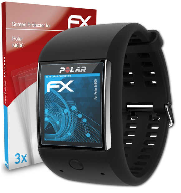 atFoliX FX-Clear Schutzfolie für Polar M600