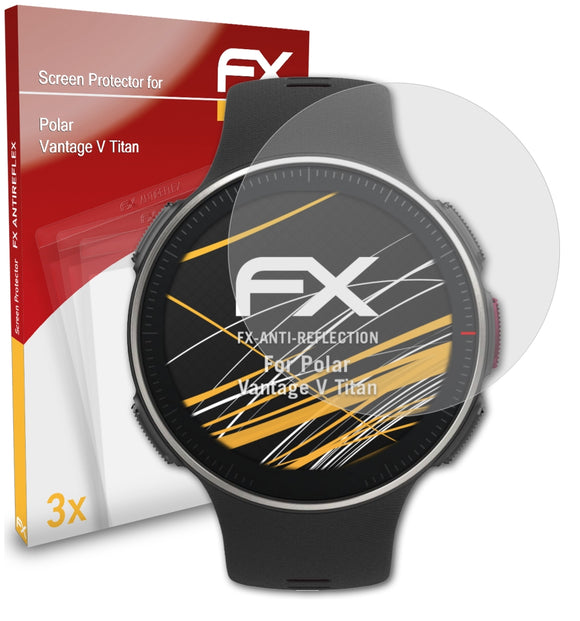 atFoliX FX-Antireflex Displayschutzfolie für Polar Vantage V Titan