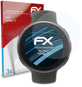 atFoliX FX-Clear Schutzfolie für Polar Vantage V2
