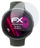 Glasfolie atFoliX kompatibel mit Polar Vantage V2, 9H Hybrid-Glass FX
