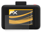 Panzerfolie atFoliX kompatibel mit Polaroid Snap Touch, entspiegelnde und stoßdämpfende FX (3X)