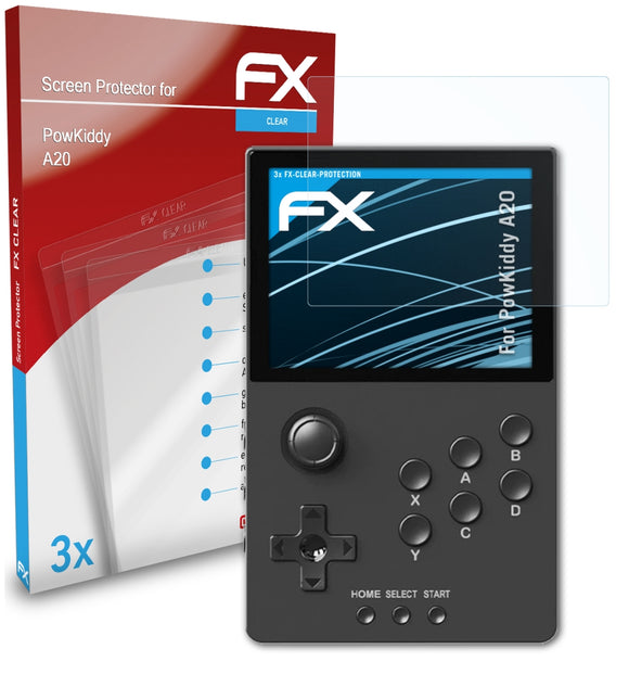 atFoliX FX-Clear Schutzfolie für PowKiddy A20