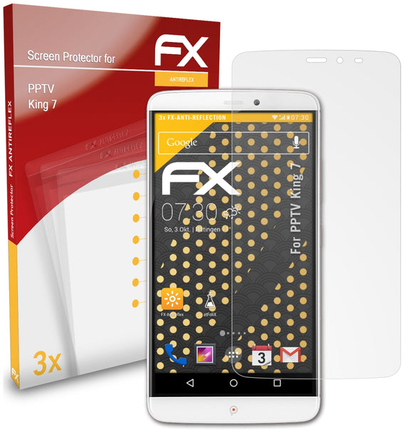 atFoliX FX-Antireflex Displayschutzfolie für PPTV King 7