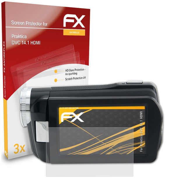 atFoliX FX-Antireflex Displayschutzfolie für Praktica DVC 14.1 HDMI