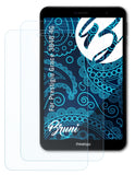 Bruni Schutzfolie kompatibel mit Prestigio Grace 3848 4G, glasklare Folie (2X)