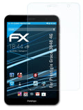 atFoliX Schutzfolie kompatibel mit Prestigio Grace 3848 4G, ultraklare FX Folie (2X)