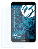 Bruni Schutzfolie kompatibel mit Prestigio Grace 3868 4G, glasklare Folie (2X)
