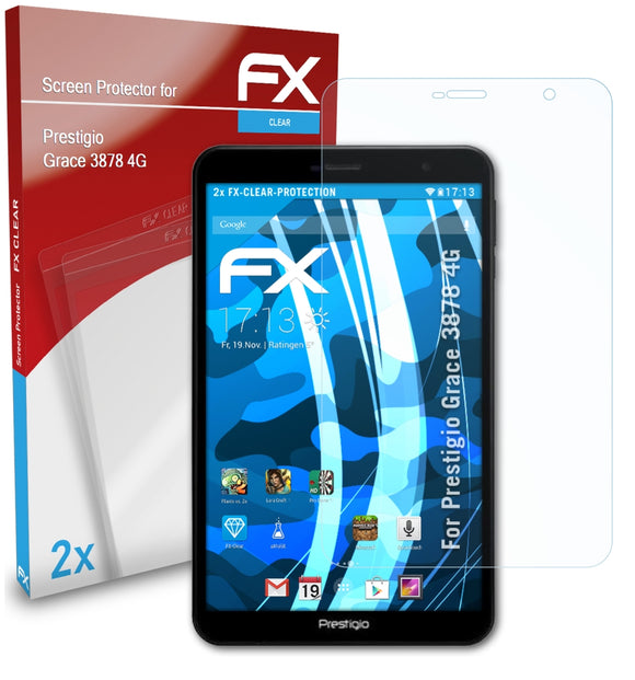 atFoliX FX-Clear Schutzfolie für Prestigio Grace 3878 4G