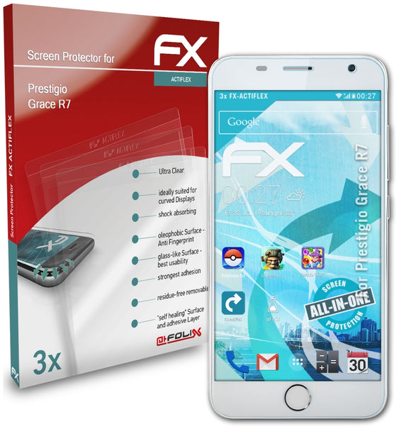 atFoliX FX-ActiFleX Displayschutzfolie für Prestigio Grace R7