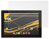 Panzerfolie atFoliX kompatibel mit Prestigio MultiPad 4 Diamond 10.1 3G, entspiegelnde und stoßdämpfende FX (2X)