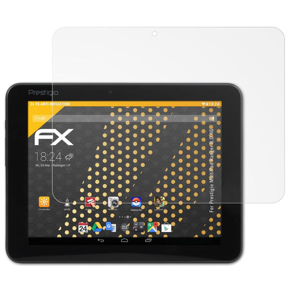 atFoliX FX-Antireflex Displayschutzfolie für Prestigio MultiPad Ranger 8.0 4G