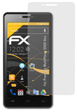 atFoliX Panzerfolie kompatibel mit Prestigio MultiPhone 5500 Duo, entspiegelnde und stoßdämpfende FX Schutzfolie (3X)