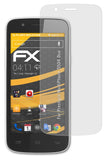 Panzerfolie atFoliX kompatibel mit Prestigio MultiPhone 5504 Duo, entspiegelnde und stoßdämpfende FX (3X)