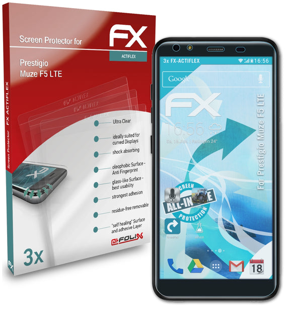 atFoliX FX-ActiFleX Displayschutzfolie für Prestigio Muze F5 LTE