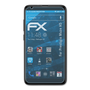 atFoliX FX-Clear Schutzfolie für Prestigio Muze H5