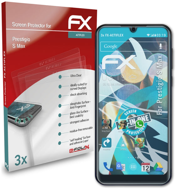 atFoliX FX-ActiFleX Displayschutzfolie für Prestigio S Max