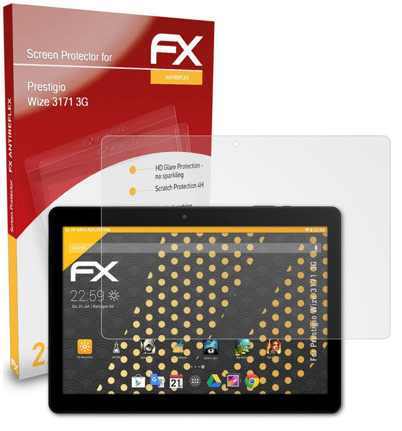 atFoliX FX-Antireflex Displayschutzfolie für Prestigio Wize 3171 3G