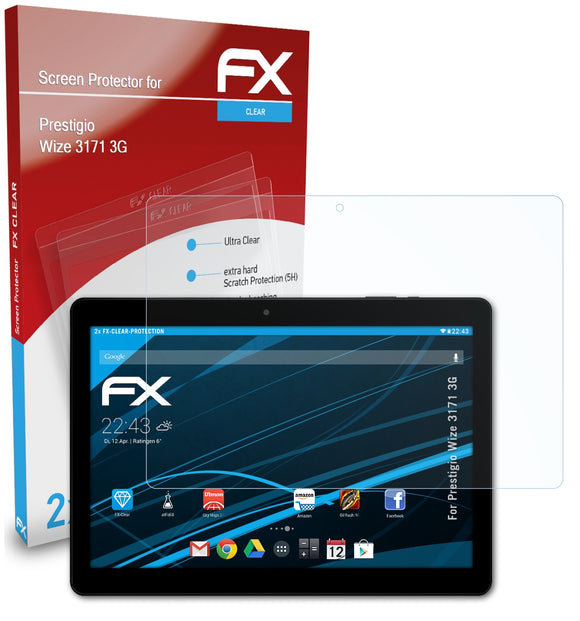 atFoliX FX-Clear Schutzfolie für Prestigio Wize 3171 3G