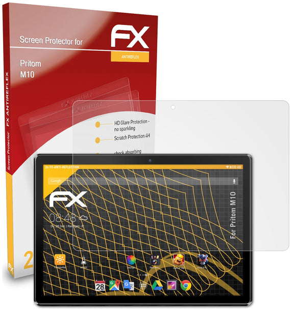 atFoliX FX-Antireflex Displayschutzfolie für Pritom M10