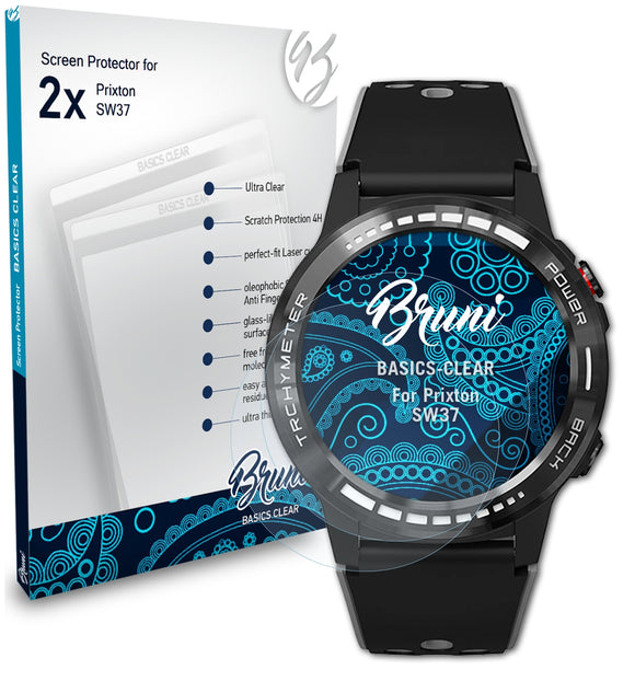 Bruni Basics-Clear Displayschutzfolie für Prixton SW37