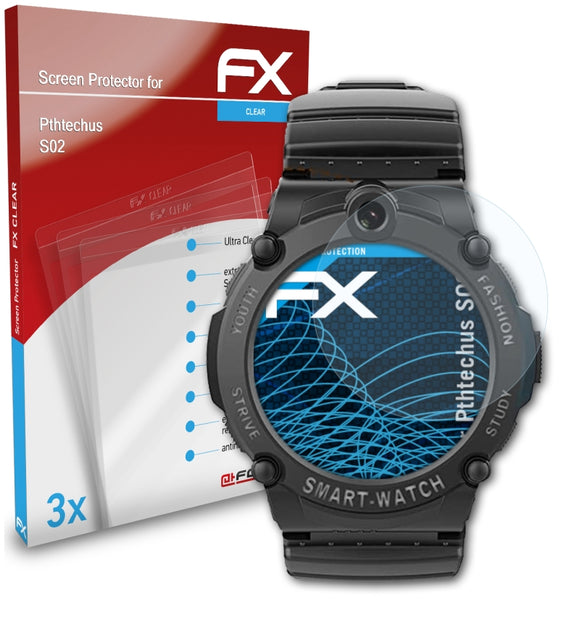atFoliX FX-Clear Schutzfolie für Pthtechus S02