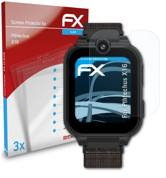 atFoliX FX-Clear Schutzfolie für Pthtechus X16