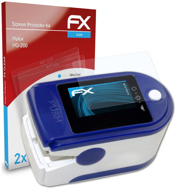 atFoliX FX-Clear Schutzfolie für Pulox PO-200