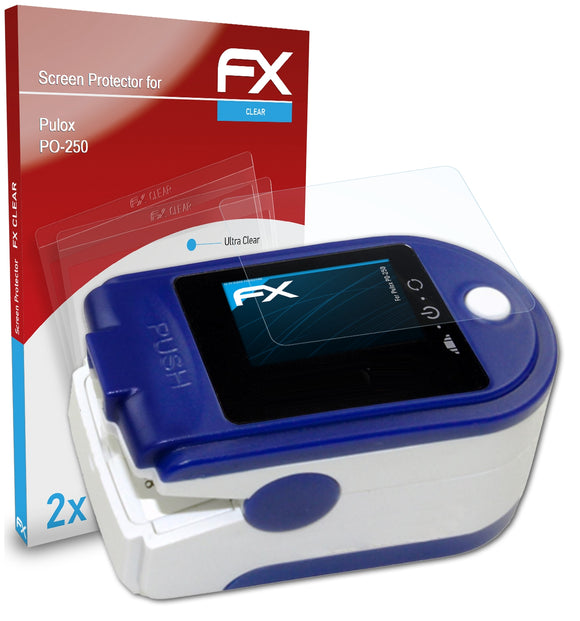 atFoliX FX-Clear Schutzfolie für Pulox PO-250