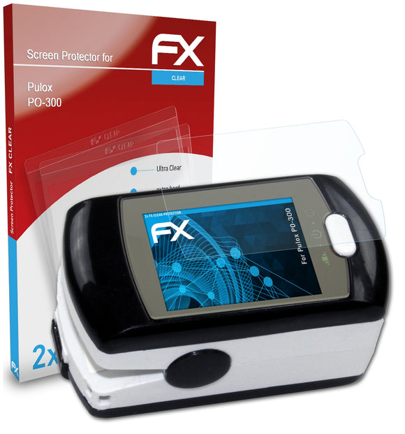 atFoliX FX-Clear Schutzfolie für Pulox PO-300