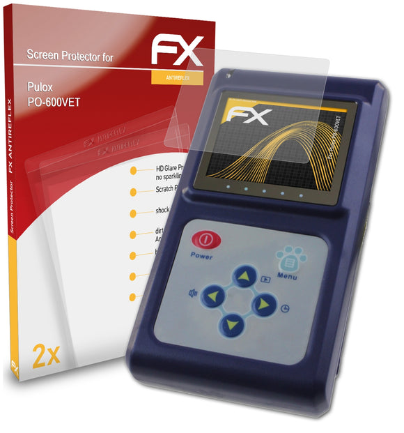 atFoliX FX-Antireflex Displayschutzfolie für Pulox PO-600VET