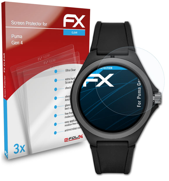 atFoliX FX-Clear Schutzfolie für Puma Gen 4