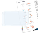 Lieferumfang von Pumpkin AA0513B (10.1 Inch) Basics-Clear Displayschutzfolie, Montage Zubehör inklusive