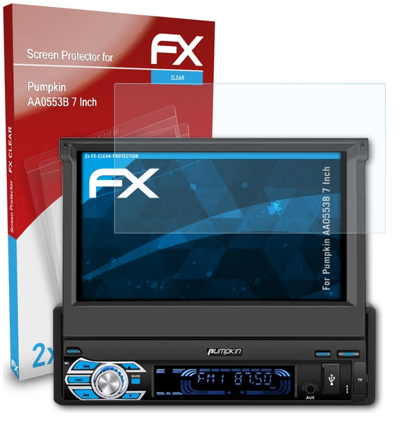 atFoliX FX-Clear Schutzfolie für Pumpkin AA0553B (7 Inch)