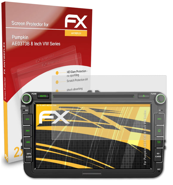 atFoliX FX-Antireflex Displayschutzfolie für Pumpkin AE0373B 8 Inch (VW Series)