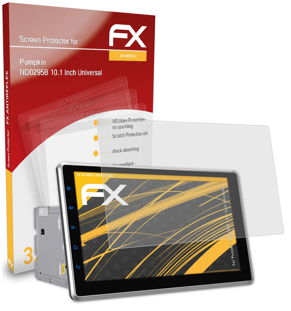 atFoliX FX-Antireflex Displayschutzfolie für Pumpkin ND0295B 10.1 Inch (Universal)