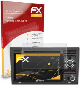 atFoliX FX-Antireflex Displayschutzfolie für Pumpkin ND1274B 7 Inch (Audi A4)