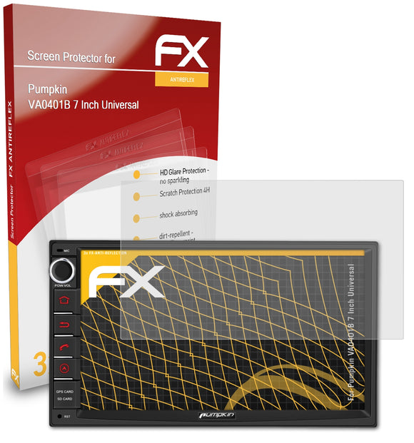 atFoliX FX-Antireflex Displayschutzfolie für Pumpkin VA0401B 7 Inch (Universal)