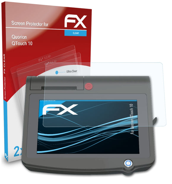 atFoliX FX-Clear Schutzfolie für Quorion QTouch 10