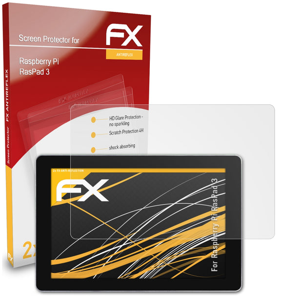 atFoliX FX-Antireflex Displayschutzfolie für Raspberry Pi RasPad 3