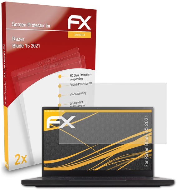 atFoliX FX-Antireflex Displayschutzfolie für Razer Blade 15 (2021)