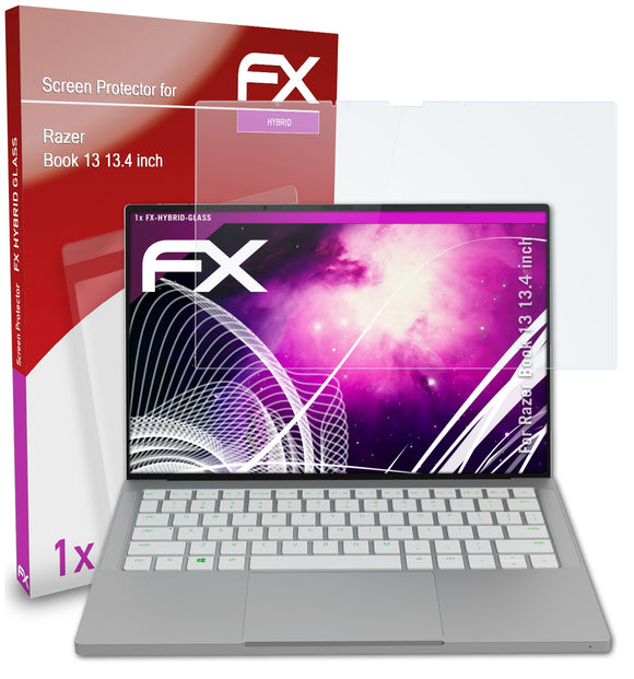 atFoliX FX-Hybrid-Glass Panzerglasfolie für Razer Book 13 (13.4 inch)