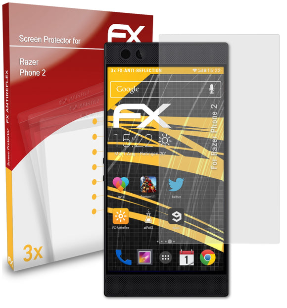 atFoliX FX-Antireflex Displayschutzfolie für Razer Phone 2