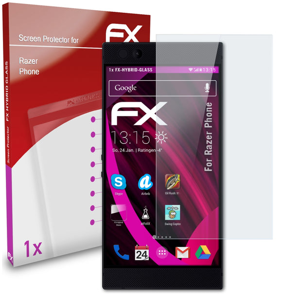 atFoliX FX-Hybrid-Glass Panzerglasfolie für Razer Phone