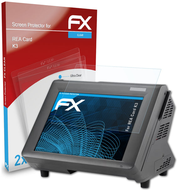 atFoliX FX-Clear Schutzfolie für REA Card K3