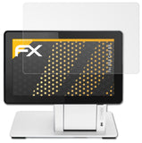 Panzerfolie atFoliX kompatibel mit REA Card K8, entspiegelnde und stoßdämpfende FX (2X)