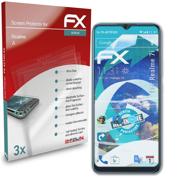 atFoliX FX-ActiFleX Displayschutzfolie für Realme 7i